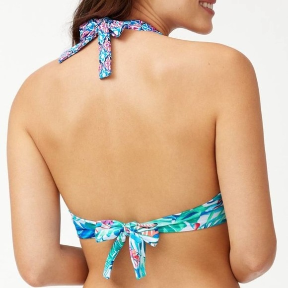 Tommy Bahama Palm Party Underwire Cup Bra Bikini Top Size 34B - Picture 2 of 6